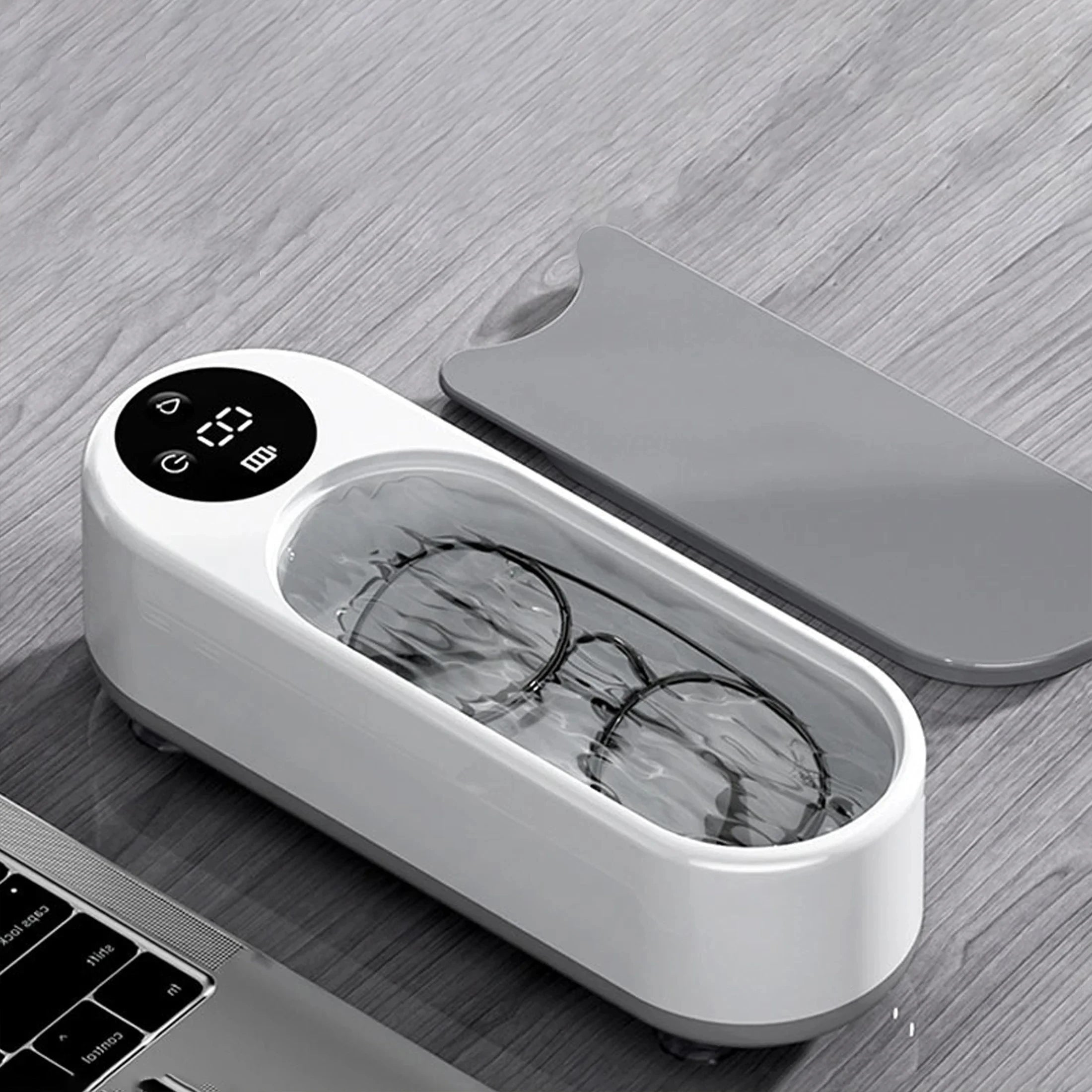 Limpiador Ultrasónico Portátil para Lentes y Joyas | USB Recargable