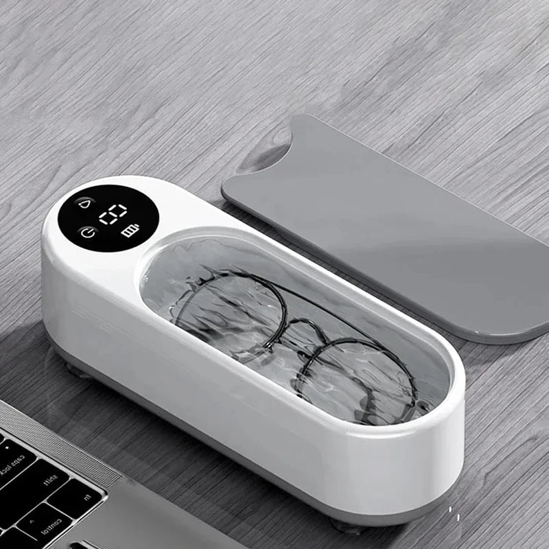 Limpiador Ultrasónico Portátil para Lentes y Joyas | USB Recargable