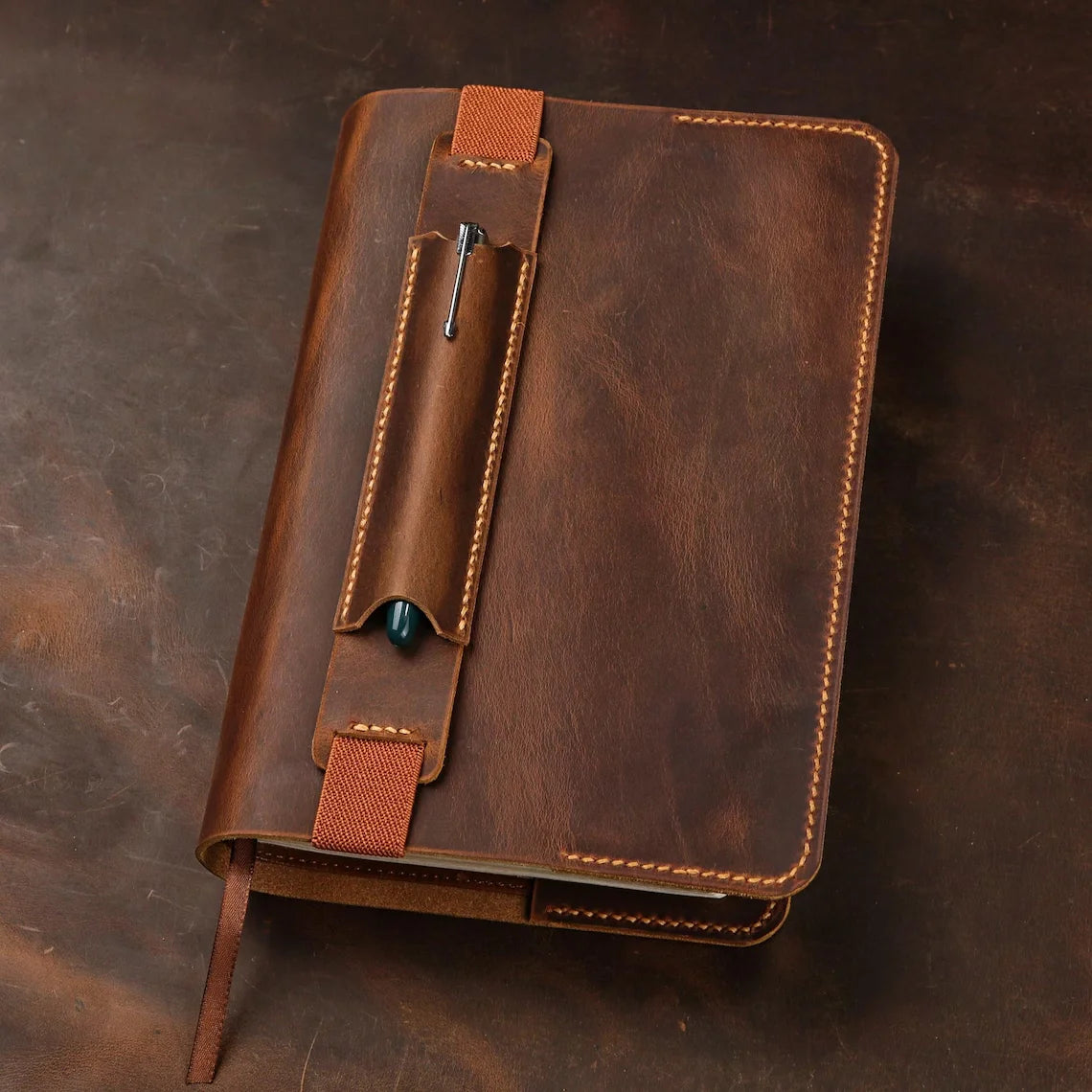 Funda de Cuero Personalizada para Biblia KJV | Estuche Protector con Grabado