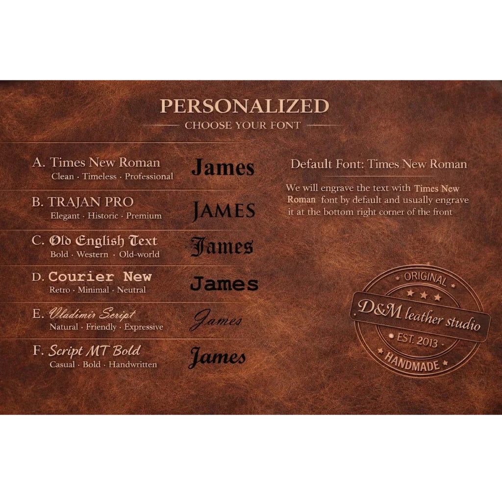 Funda de Cuero Personalizada para Biblia KJV | Estuche Protector con Grabado