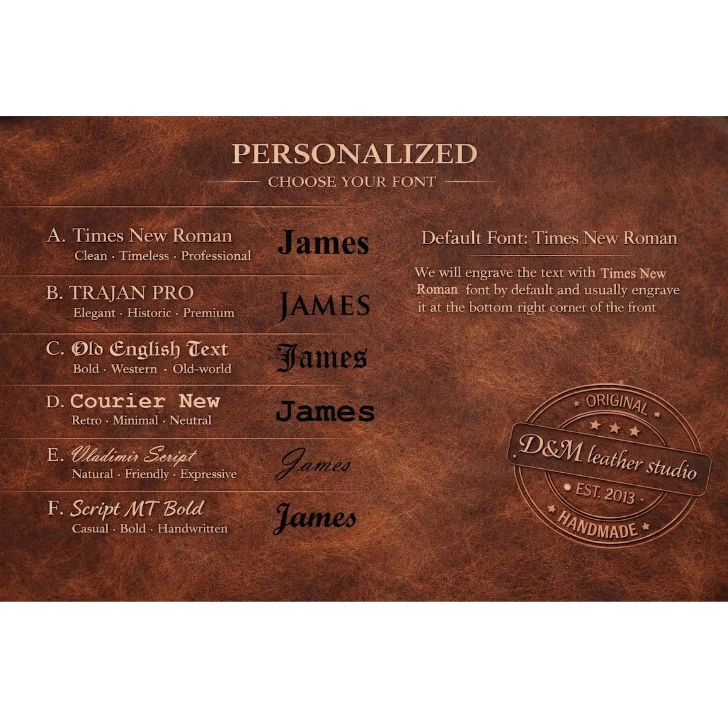 Funda de Cuero Personalizada para Biblia KJV | Estuche Protector con Grabado